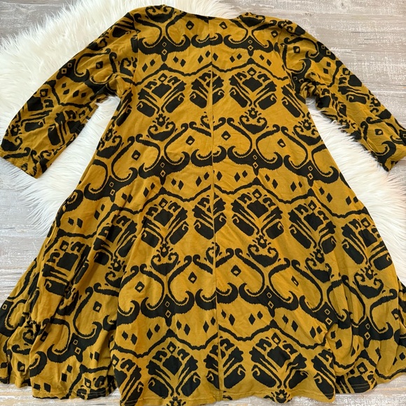 BEL KAZAN Long Sleeve Zipper Front Mini Dress - Picture 3 of 3